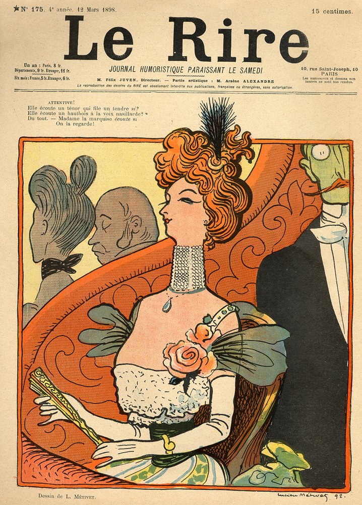 Lucien Metivet - Caricature of